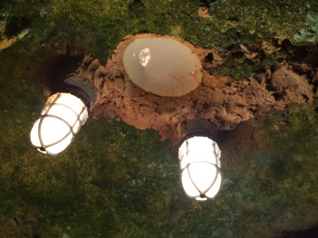 World War I Surplus Reflecting Dishes at Florida Caverns