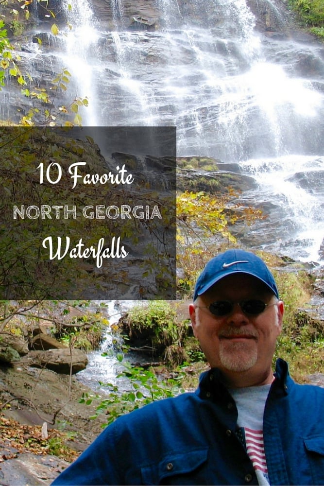 Ten incredibly beautiful North Georgia waterfalls you can easily schedule into your road trip or vacation. #travel #roadtrip #Georgia #waterfalls